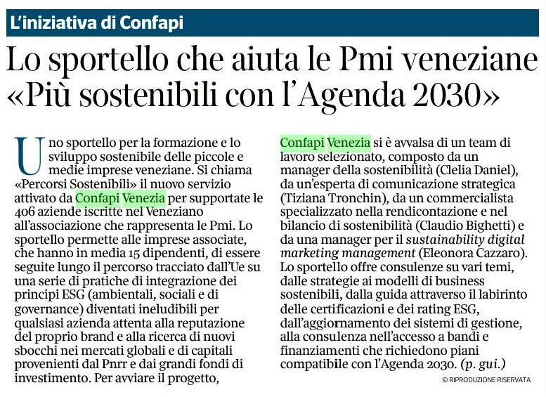 2024_04_10_Corriere_del_Veneto_(ed._Venezia-Mestre)_pag.73_Mestre_Lo_sportello_che_aiuta_le_Pmi_veneziane_Più_sostenibili_con_l_Agenda_2030